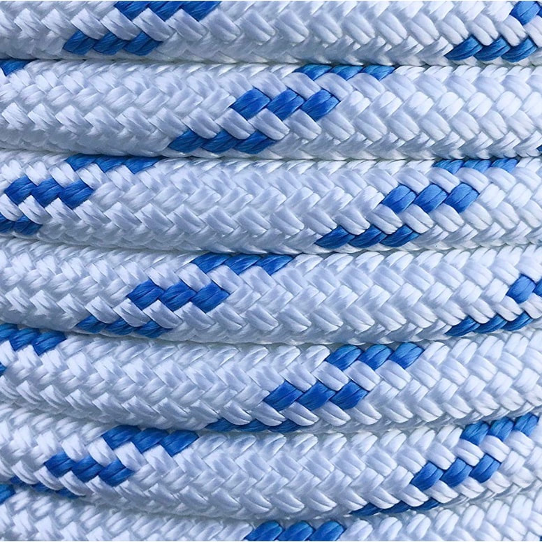 9/16 x 200 ft. Double Braid-Yacht Braid Polyester Rope. Charcoal